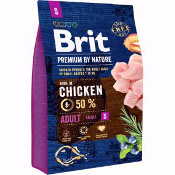 Brit Prem. By Nature Adult S 3 kg.