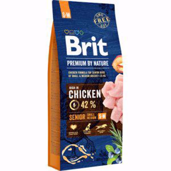 Brit Prem. By Nature Senior S/M 15 kg.