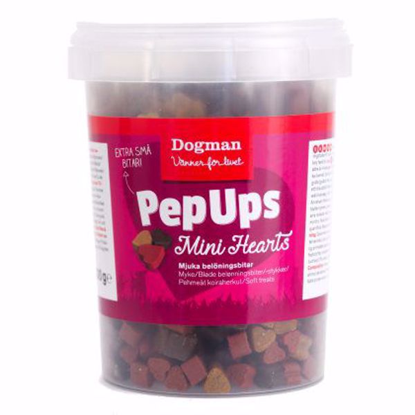 Pep Ups Mini Hearts Kylling & Vildt 300 gr.