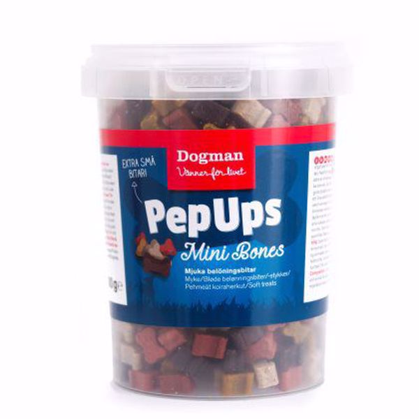 Pep Ups Mini Bones Kylling & Vildt 300 gr.