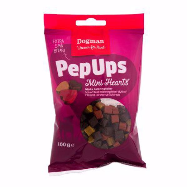 Dogman Pep Ups Mini Hearts 100 gr.