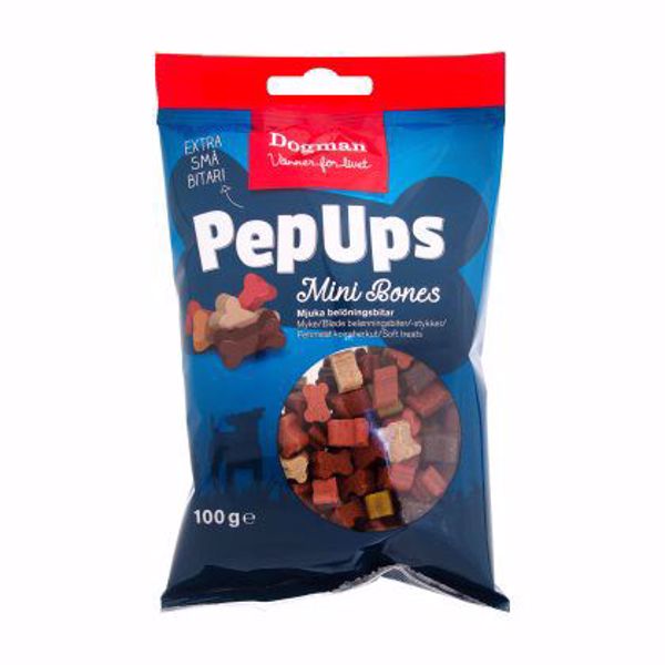 Dogman Pep Ups Mini Bones 100 gr.