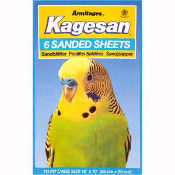 Kagesan Sandpapir 25x40 cm. 6 stk.