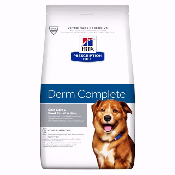 Hills PD Derm Complete 12 kg.