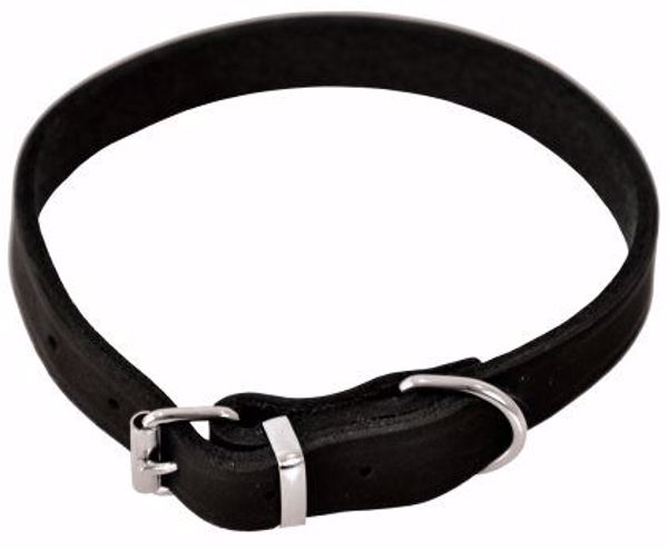 Læderhalsbånd 40 cm/16 mm