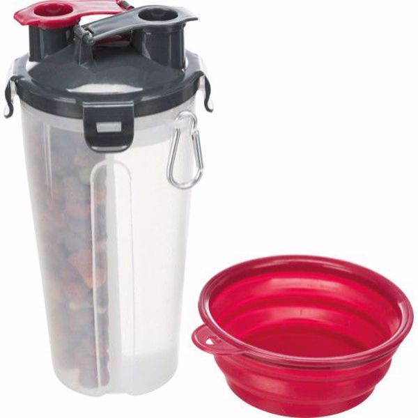 Foder og Vand Container 2 x 0,35 ltr.