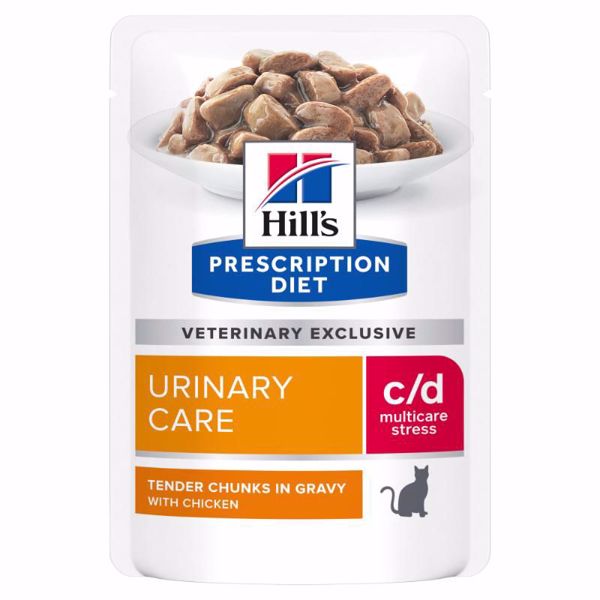 Hills PD Feline c/d Kylling m. antistress 12x85 gr