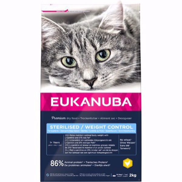 Eukanuba Sterilised Weight Control 2 kg.