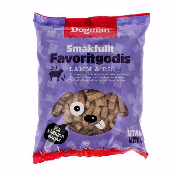 Dogman Favoritgodbid Lam & Ris 800 gr.