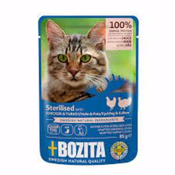 BOZITA Kylling/Kalkun i Gele 85 gr. (Sterilized)